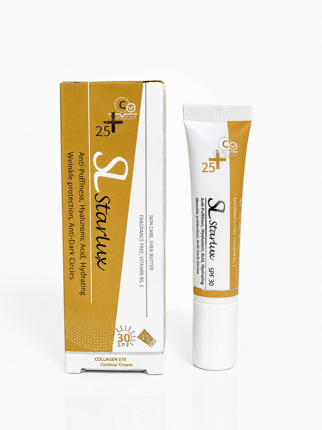 کرم دور چشم استارلوکس SPF 30 حجم ۱۵ میل مناسب بالای ۲۵ سال