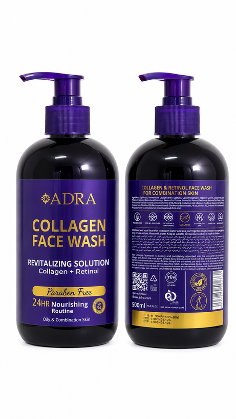 فیس واش کلاژن و رتینول آدرا | ADRA Collagen Face Wash