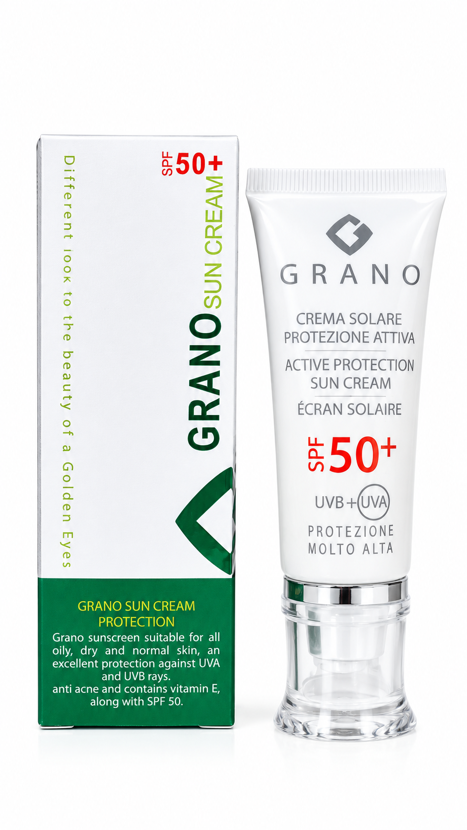 ☀️ کرم ضد آفتاب گرانو رنگ s15 مدل Sun Cream Protection SPF 50+