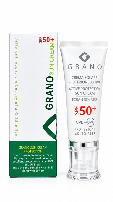 ☀️ کرم ضد آفتاب گرانو رنگ s15 مدل Sun Cream Protection SPF 50+