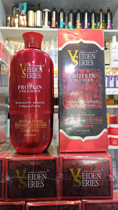 پروتئین مو کلاژن و کراتین ویدن سریز- وی اس (Veiden Series Protein Collagen Repair System) حجم 850 میلیلیتر